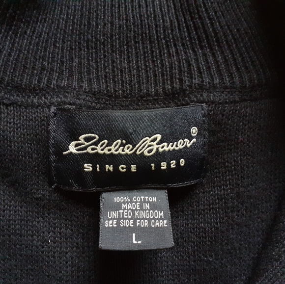 Eddie Bauer Black Sweater - Picture 6 of 7